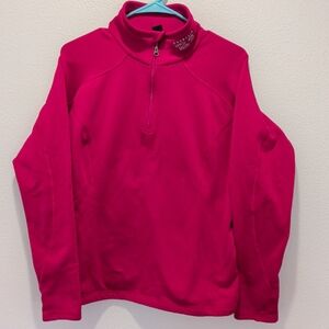 Mountain Hardwear Red Quarter-Zip Pullover